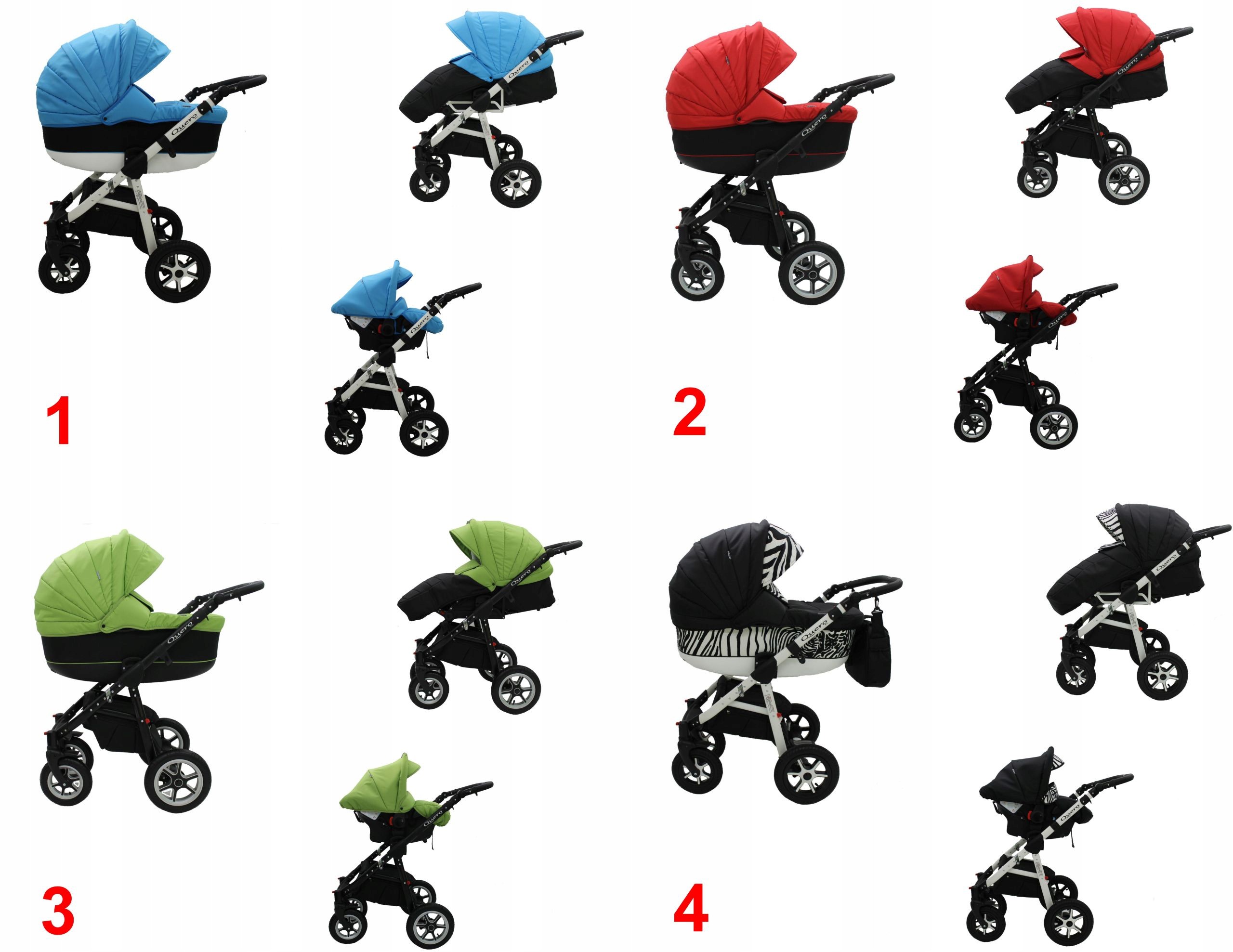 NOWOŚĆ QUERO alu WÓZEK DZIECIĘCY 3WI KAREX PARASOL Marka Karex