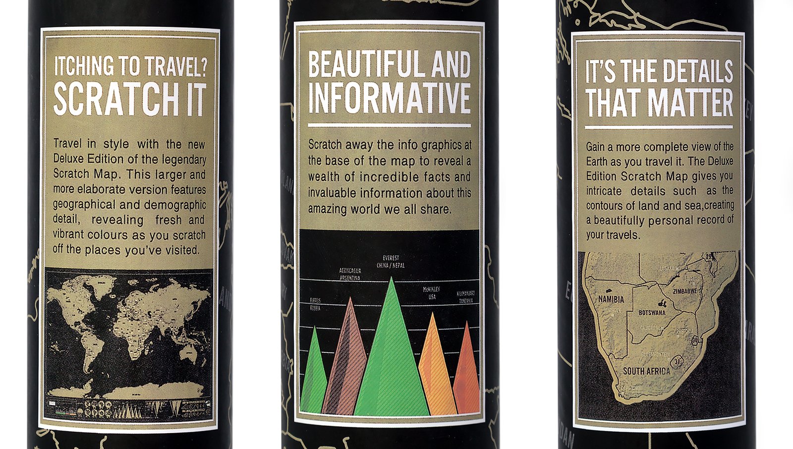 MAPA ŚWIATA ZDRAPKA DUŻA PODRÓŻNIKA PREZENT -70% Region Cały świat