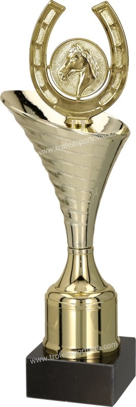 

Puchar jeździectwo podkowa z figurką 24cm grawer