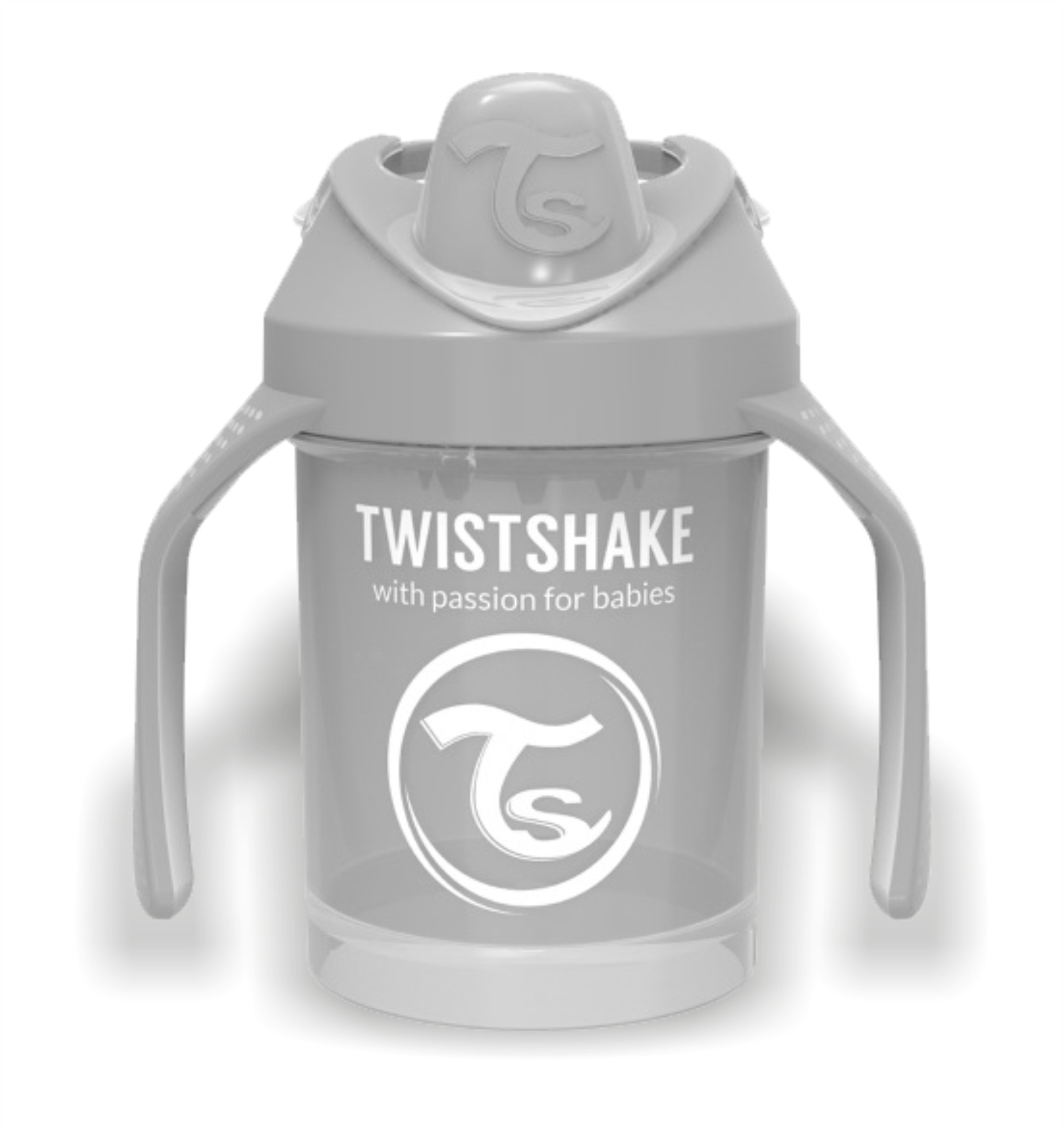 

Twistshake Kubek Niekapek Z Mikserem 230 4m+ szary