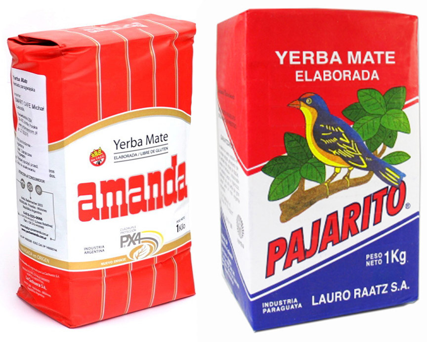 Yerba Mate Pajarito 1kg + Amanda Elaborada 1kg 7026022349 