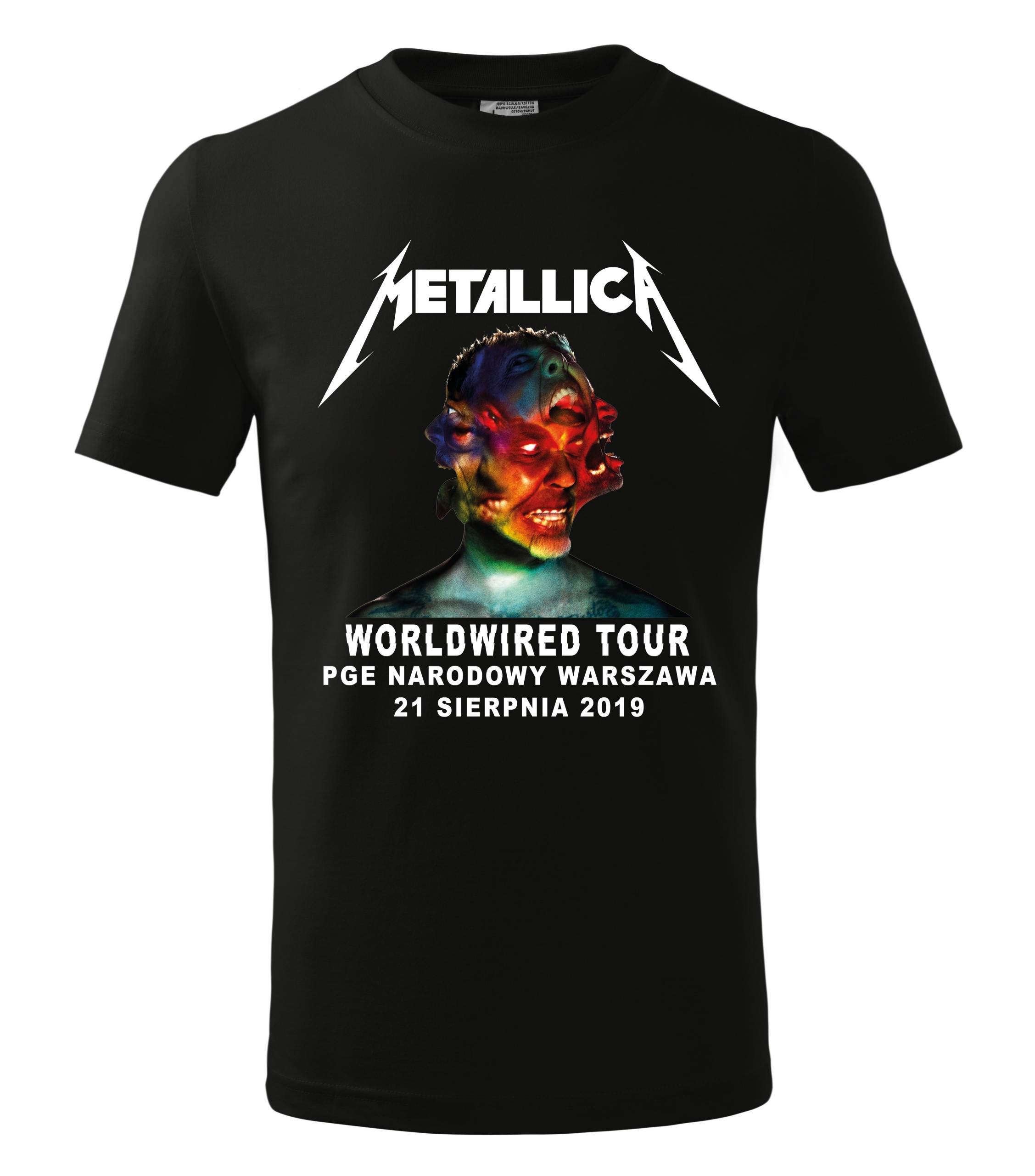 

Metallica koszulka męska na Koncert 2019 r M