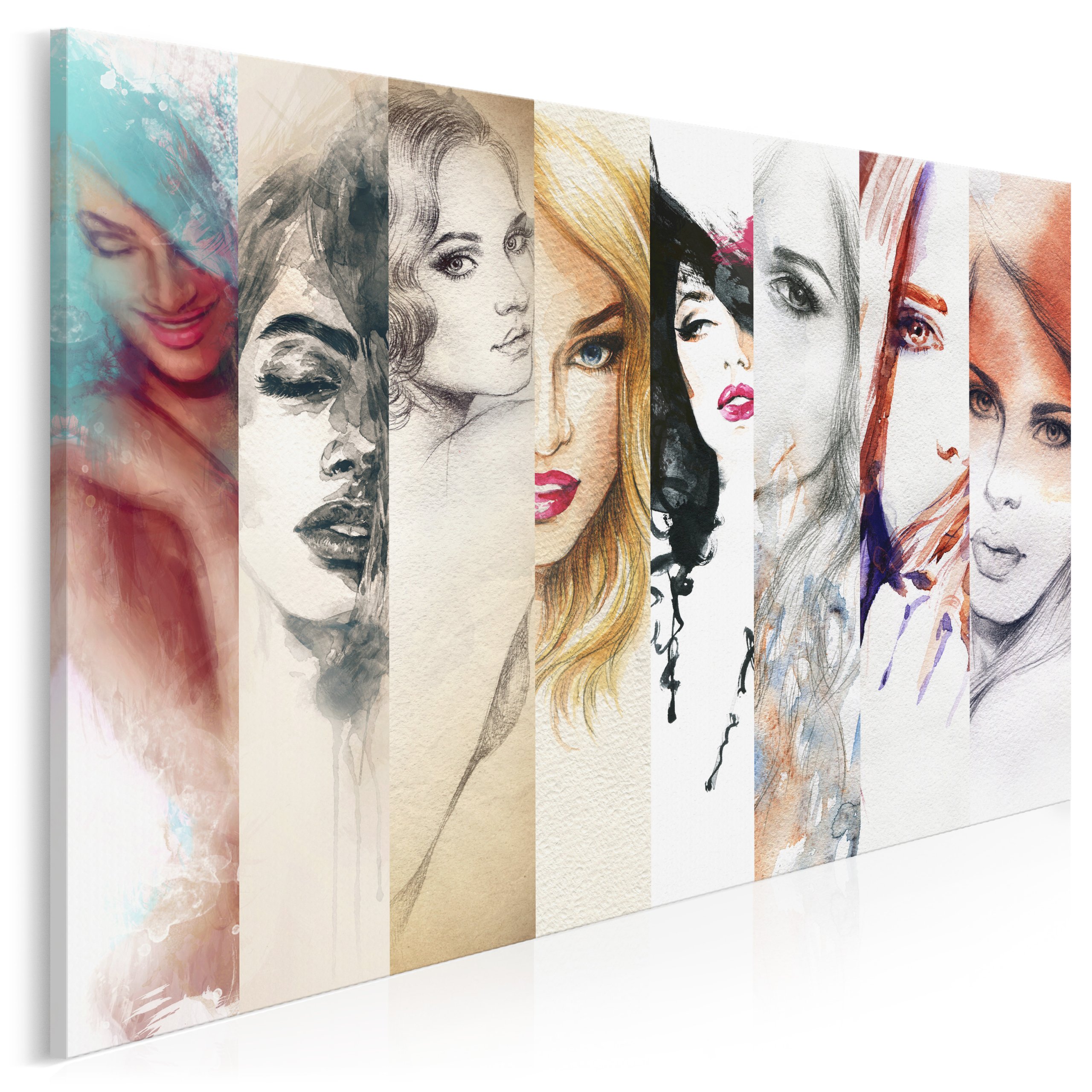 

15901 Obraz na płótnie Kobiety Portret Zmysłowy