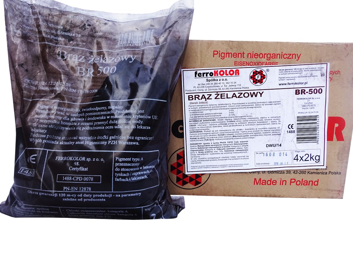

Barwnik Farba Pigment Do Betonu Brąz 2 kg