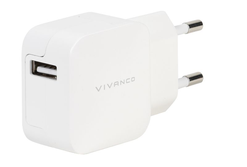 

Sieciowa Ładowarka Usb 2,4A Fast Charging Vivanco