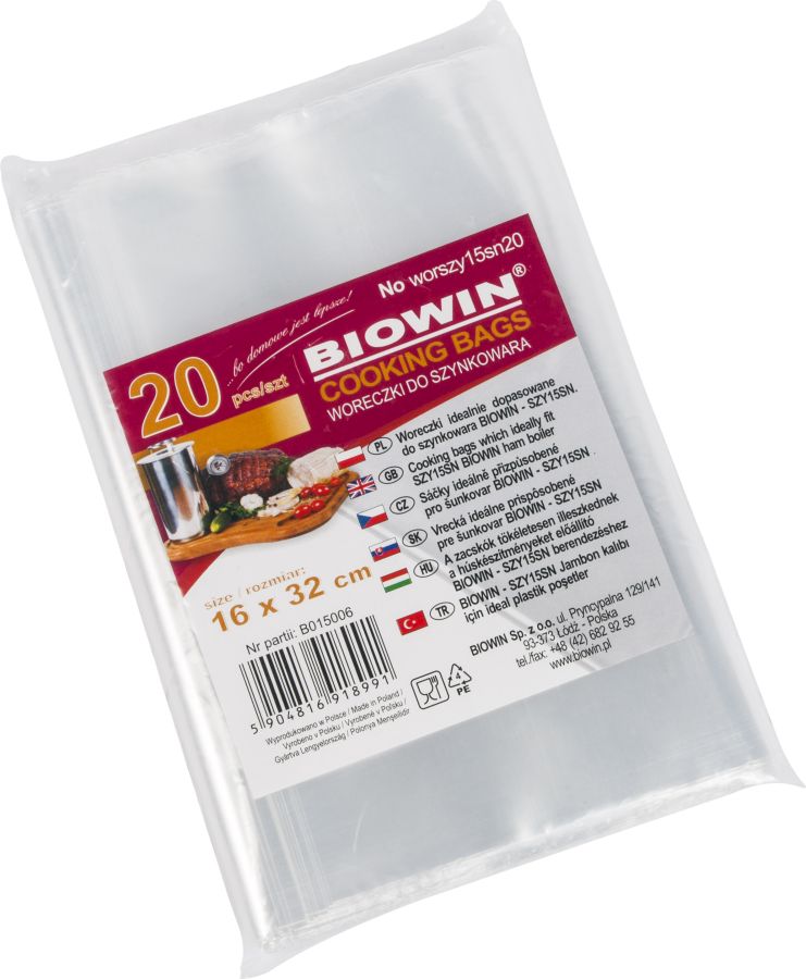 SZYNKOWAR 1,5kg + TERMOMETR + WORKI 20szt = ZESTAW Pojemność 1.5 l