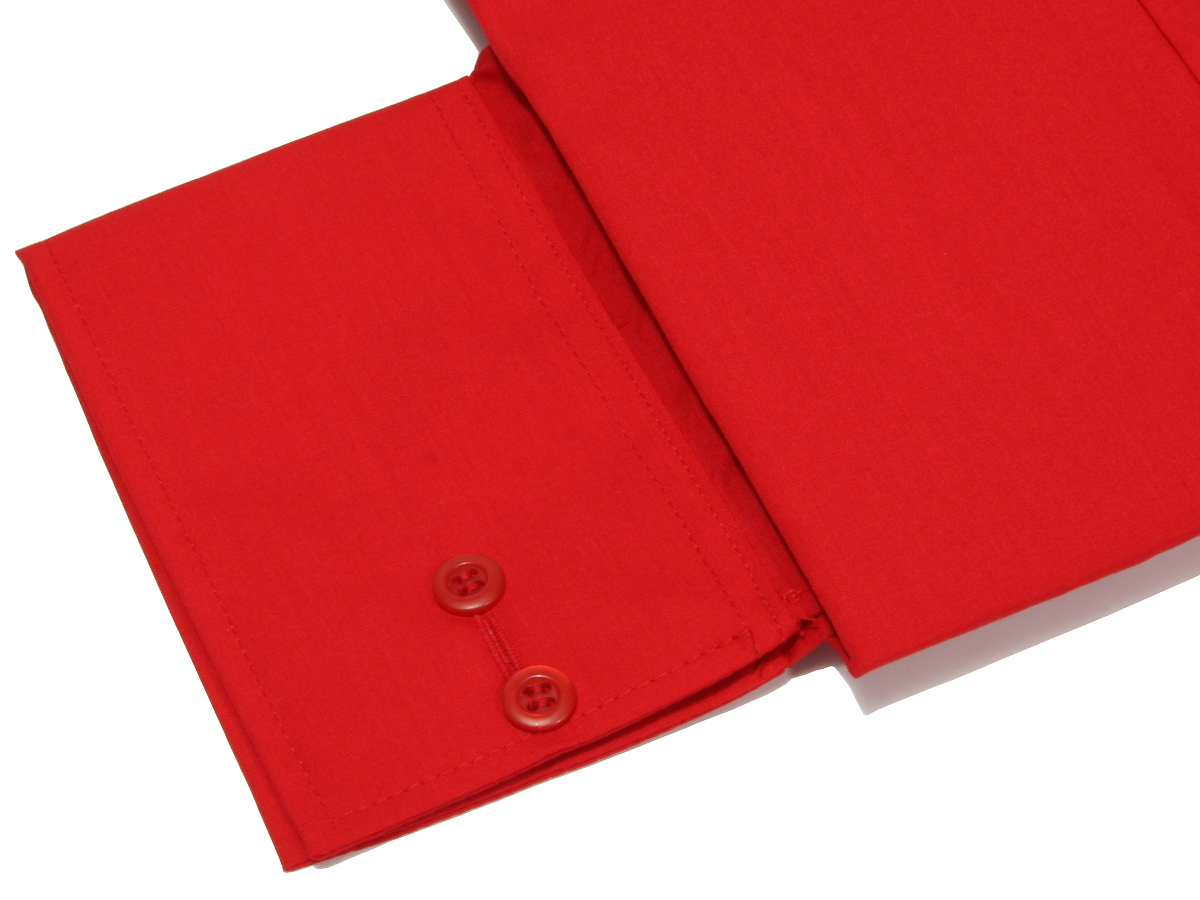 KOSZULA CZERWONA GŁADKA 37/38 182-188 SLIM FIT Rozmiar 182-188/38