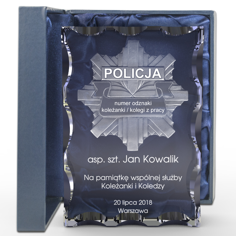 

Dla Policjanta odznaka policyjna 3D!
