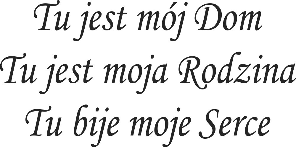 

Naklejka na ścianę Cytat Dom Rodzina Serce 100 cm