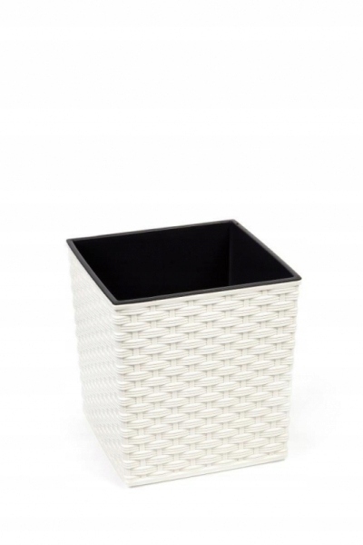 

Donica Juka Rattan Z Wkładem H40 40x40 Kremowy