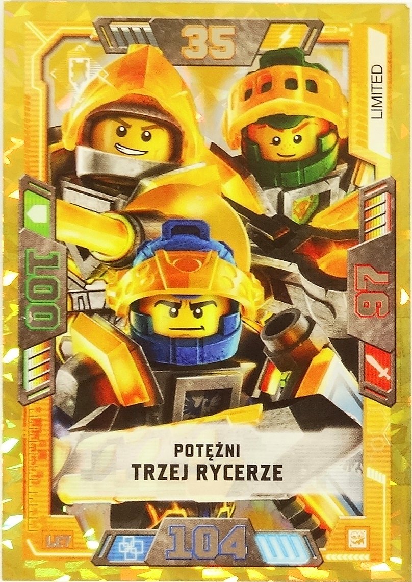 

Lego Nexo Knights Limitowana Karta Potężni Rycerze