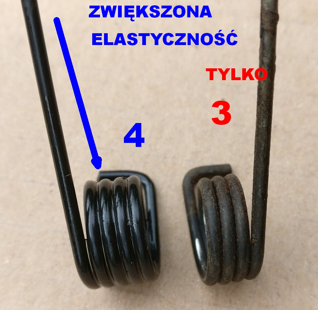 AL-KO ALKO 32 Sprężyny wertykulatora aeratora Seria 32