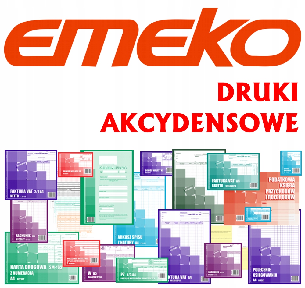 KSIĄŻKA kontroli sanitarnej A5 druk Emeko 748 ŁÓDŹ Marka Emeko