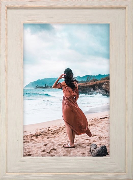 

Ramka Na Zdjęcia Beżowa Rama Drewniana 30x45