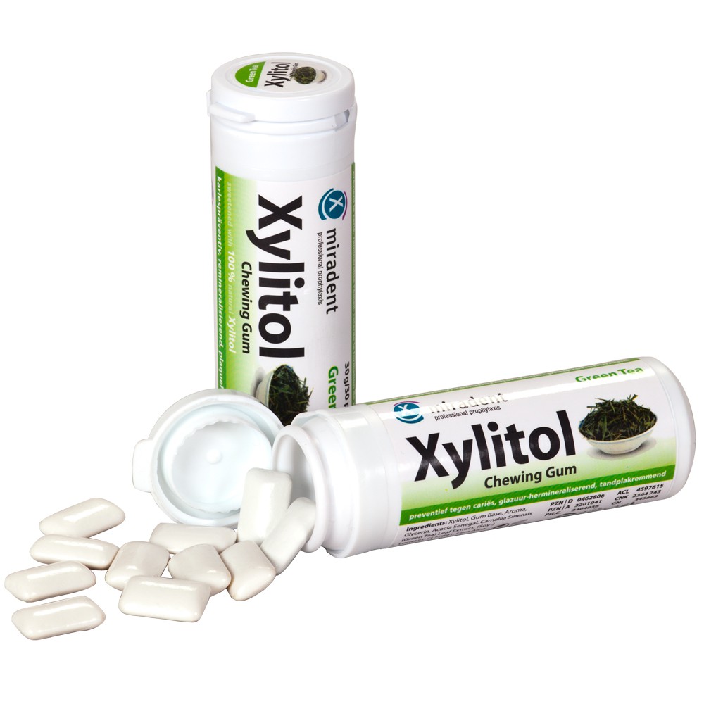 

Xylitol Guma na osad 30 szt Zielona herbata