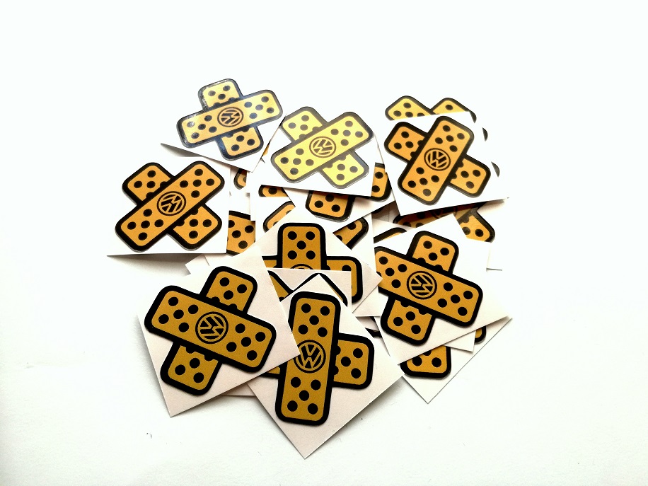 

Plaster Cult Vw cult sticker naklejka Pakiet 10szt