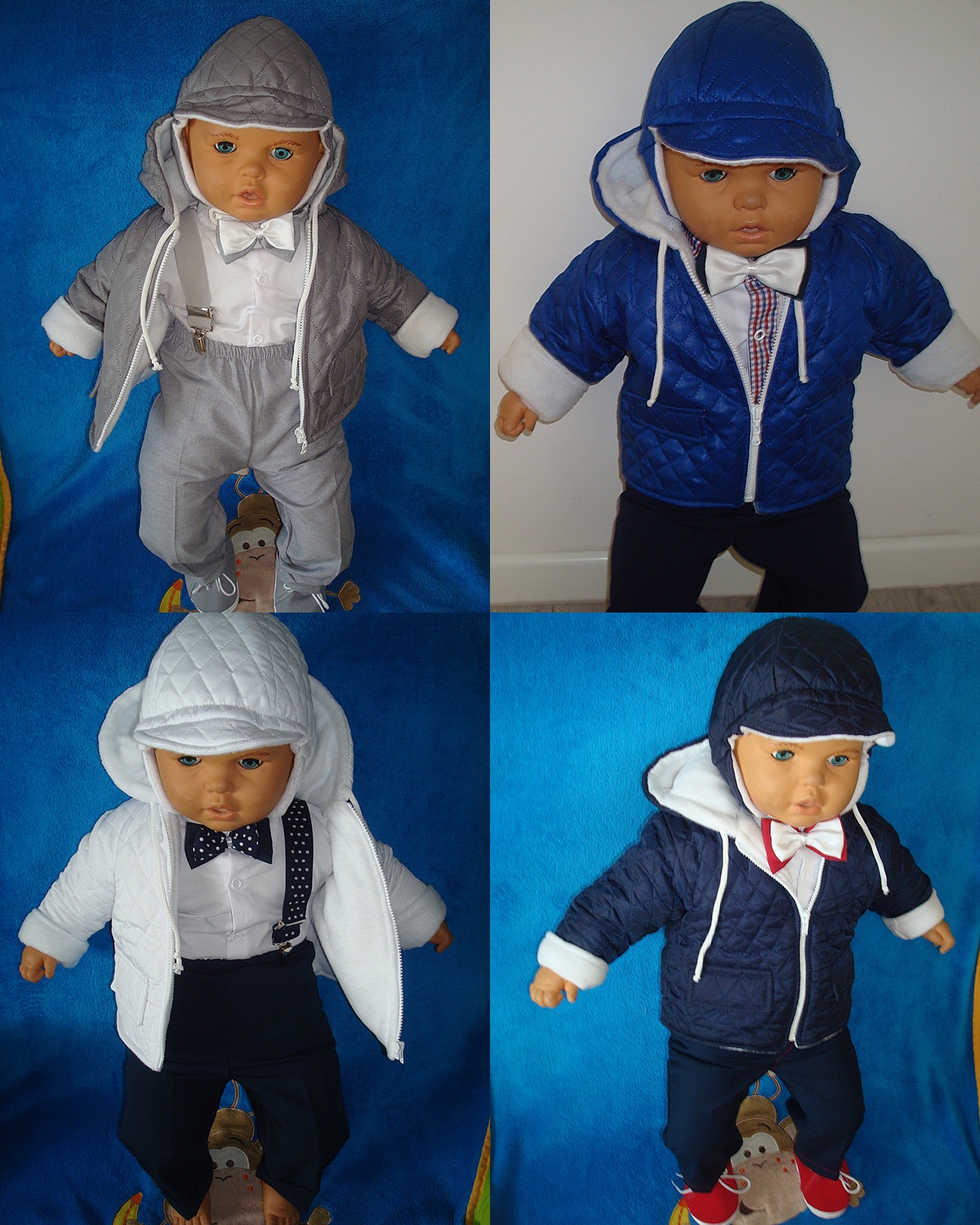 UBRANKO CHRZEST DLA CHŁOPCA KOMPLET KURTKA R 74 Płeć Chłopcy