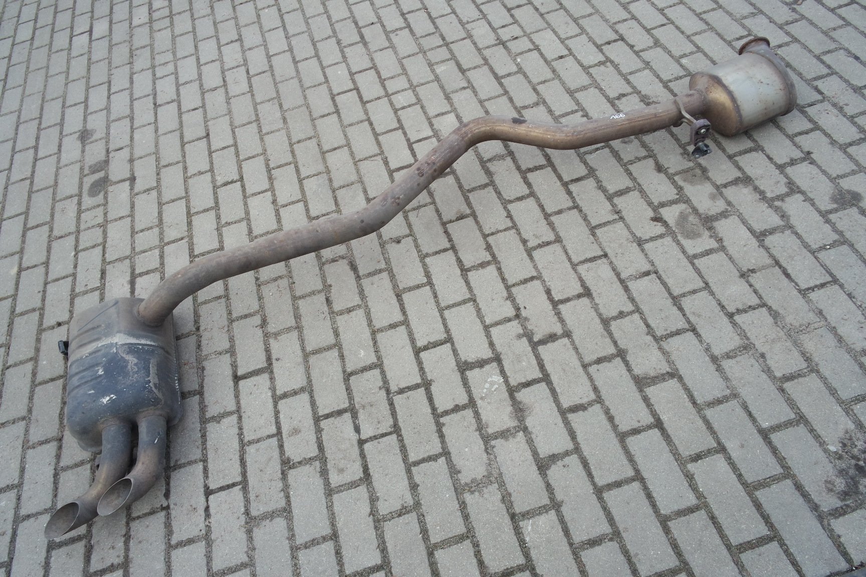 350 - Глушник вихлопних газів MERCEDES ML W166 3.5 CDI A16649001036