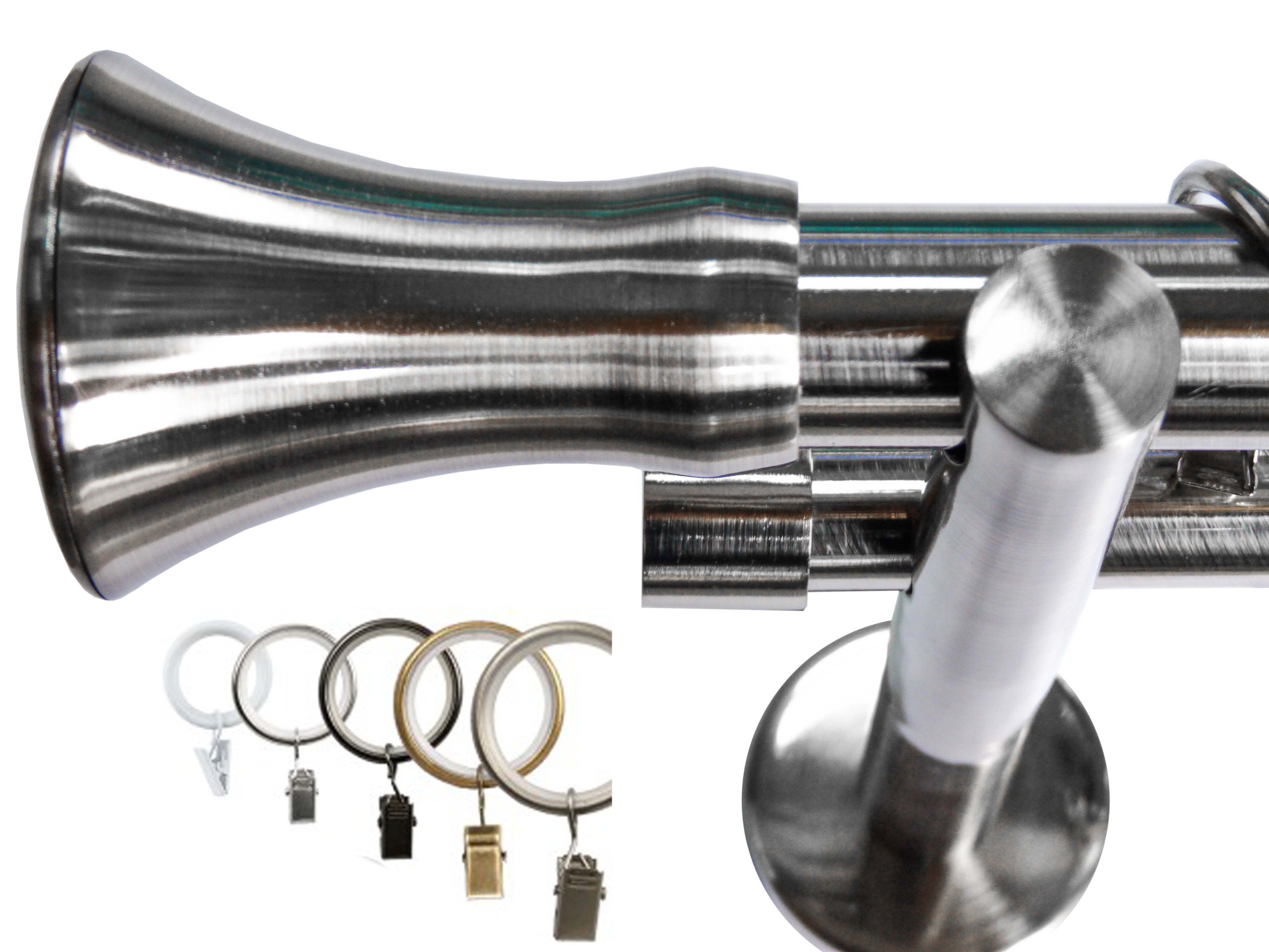 

Karnisz+ciche Kółka Nowoczesny 25/19 Podwójn 240CM