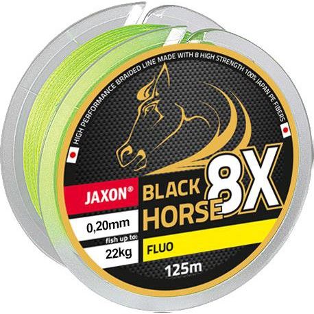 P.JAX.BLACK HORSE 8X FLUO 0,20 125M