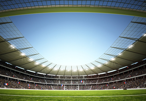 

Fototapeta 3D Młodzieżowa Nożna Piłka Stadion