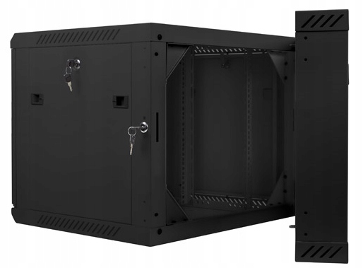 9U Szafa Rack wisząca 19" 600x600 Dwusekcyjna Szafka instalacyjna