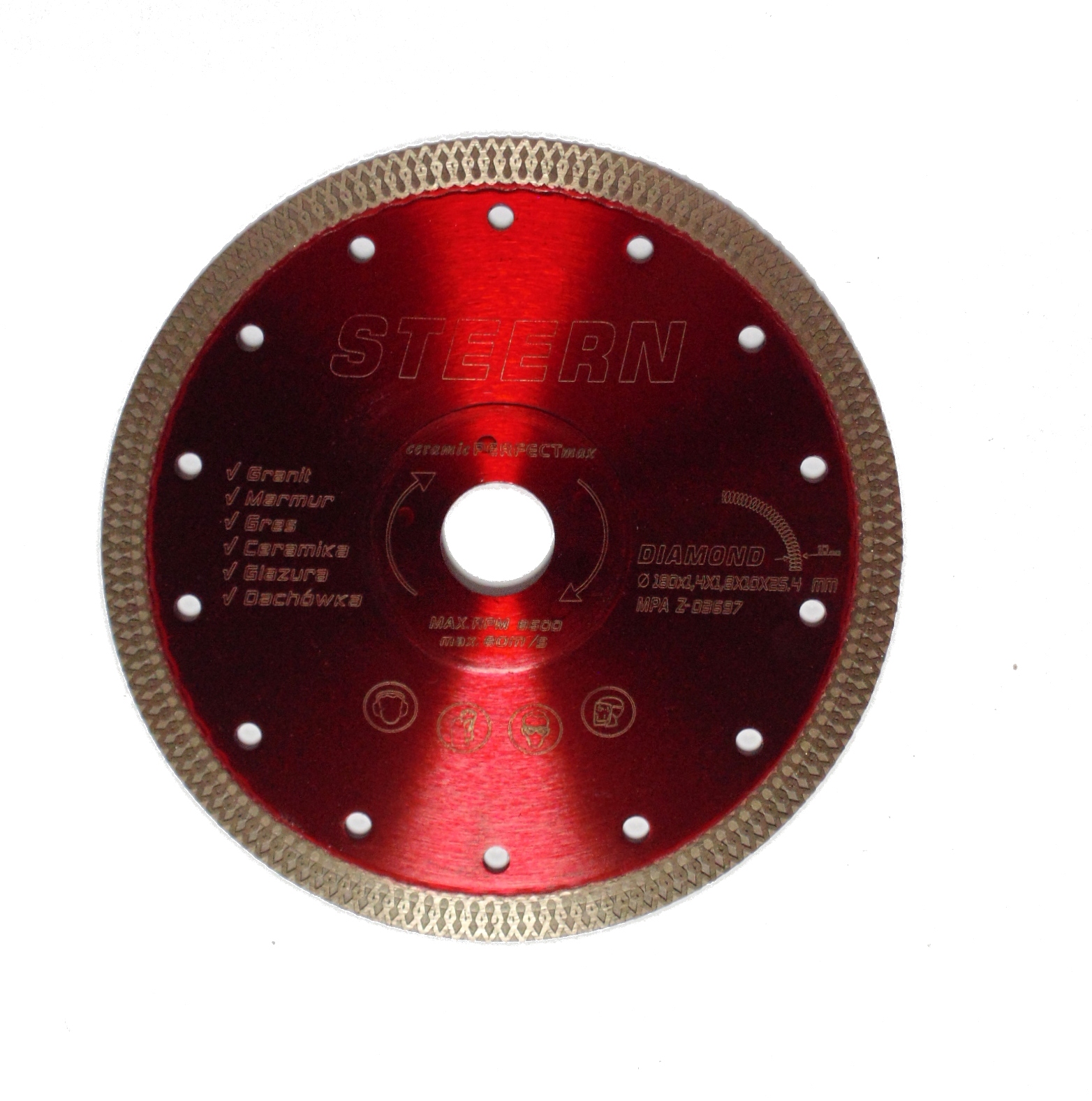 

Steern 180 ceramic perfect Tarcza Diamentowa 25,4