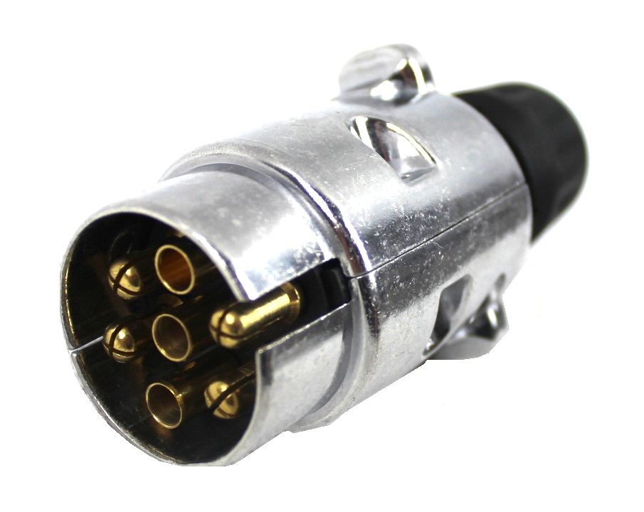 

Wtyczka 7-BIEGUNOWA 7/12V Przyczepy Metalowa