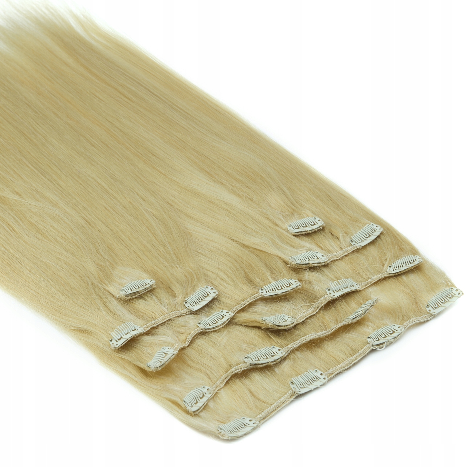 

Clip-in Włosy Naturalne 8 Taśm 50CM Megagęste 140g