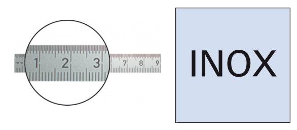 FORMAT Liniał przymiar stalowy INOX 500x18 mm Marka Format