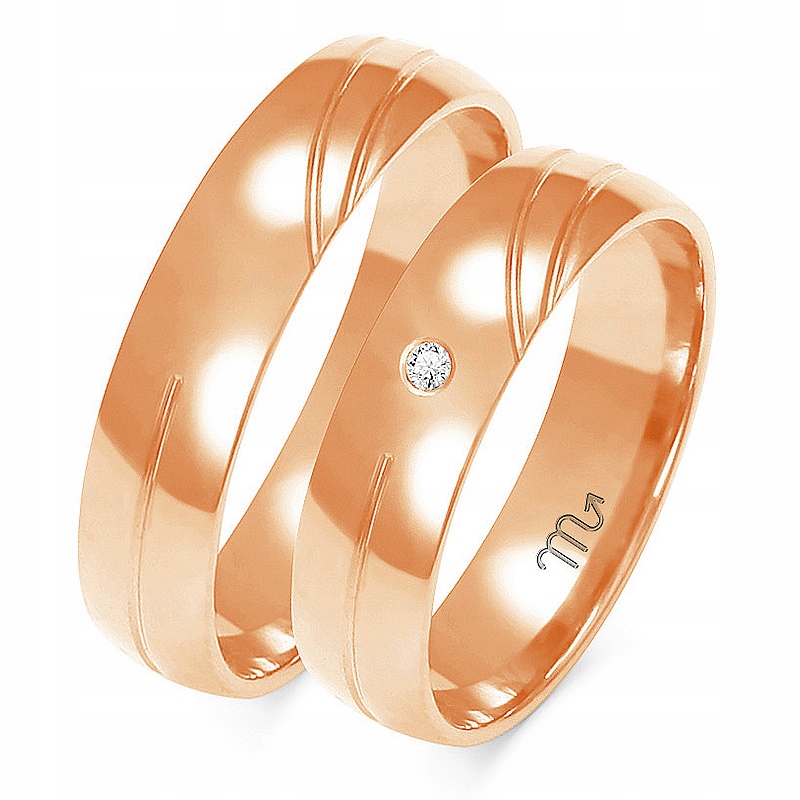 Zlaté Prsteny 14K 5 mm Zirkon id A-141