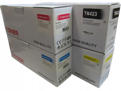 Wysokowydajny Komplet 4x toner do Brother TN-423 HL-L8260CDW, DCP-L8410CDW,