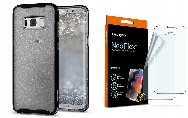 

Spigen Neo Hybrid Glitter Galaxy S8 Plus + Folia