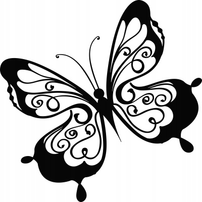 

Naklejka na ścianę z motylem Motyl 20 cm