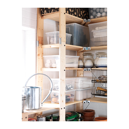 IKEA SAMLA pudełko 22l 39x28x28 pojemnik Kolor przezroczysty