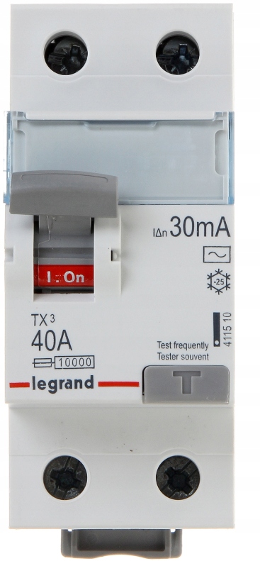 

Legrand TX3 Wyłącznik Różnicowoprądowy 40A 2P 30mA