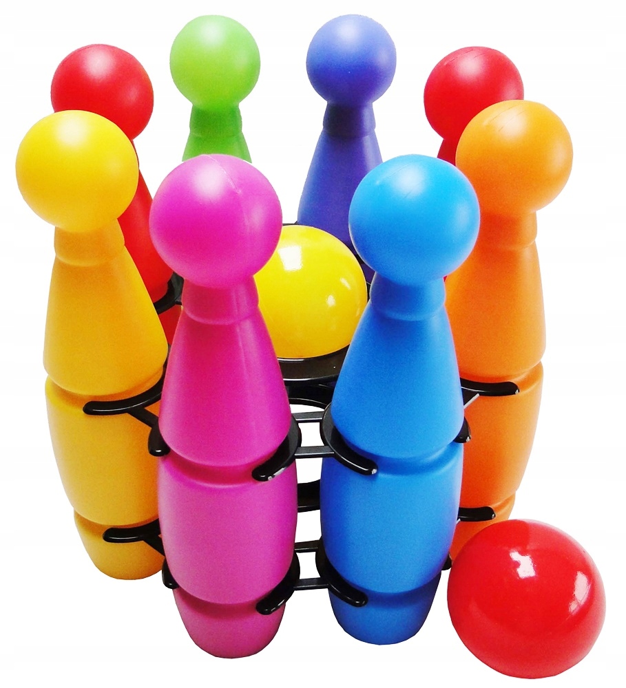 

Kręgle W Koszyczku 2 Kule Polski Produkt 24,5 CM
