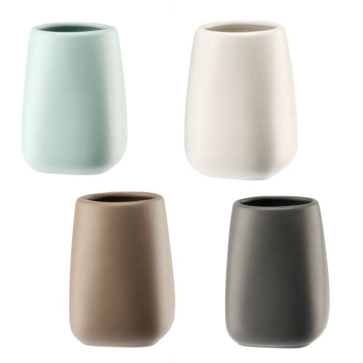 Kubek Łazienkowy Ceramiczny PASTELLO biały EAN (GTIN) 5907767877904