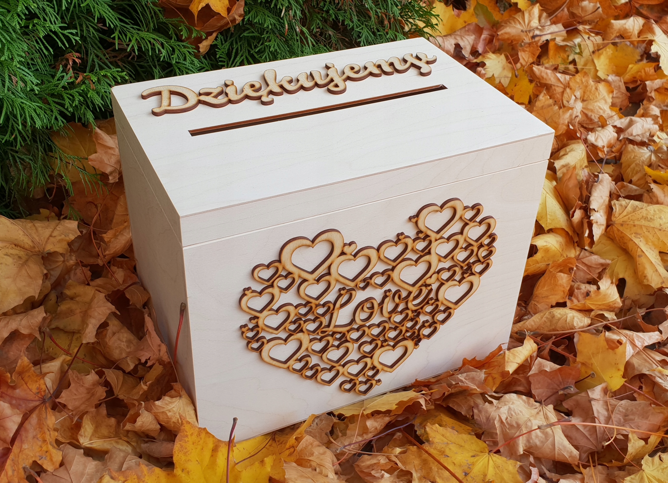 KOMPLET PUDEŁKO NA KOPERTY + NA OBRĄCZKI ŚLUB MECH EAN (GTIN) 6096242759725