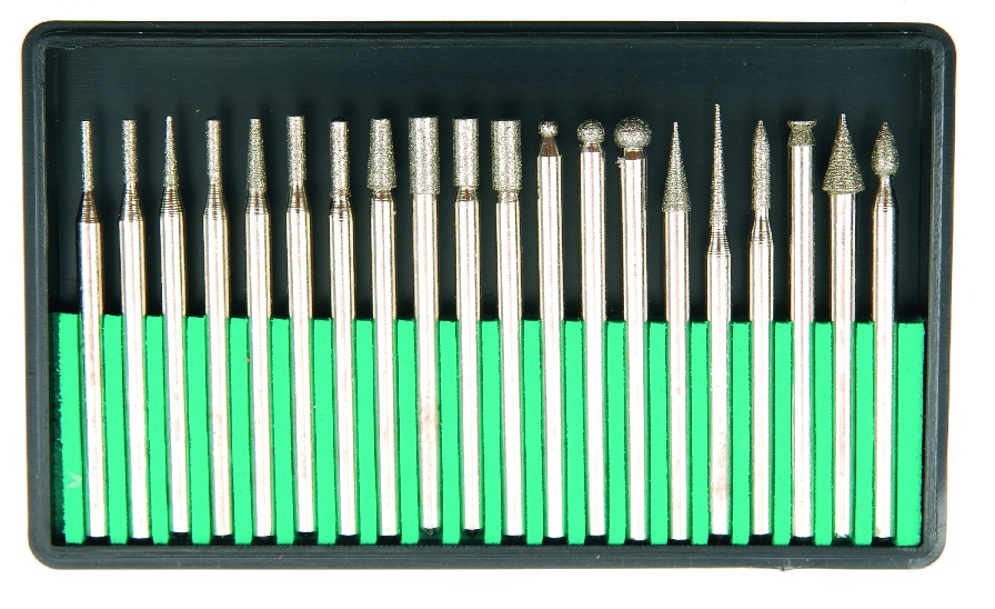 

Frezy Diamentowe 20szt 3mm do Szkła Ceramiki Stali