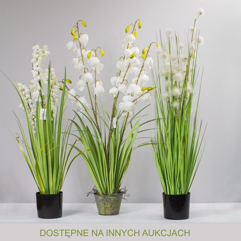 SZTUCZNY KWIAT ROŚLINA TRAWA POMPON 90 CM II Marka inny