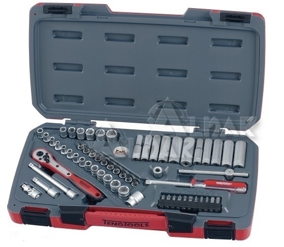 TENGTOOLS ZESTAW KLUCZY NASAD 1/4 T1460 60PC 167260108