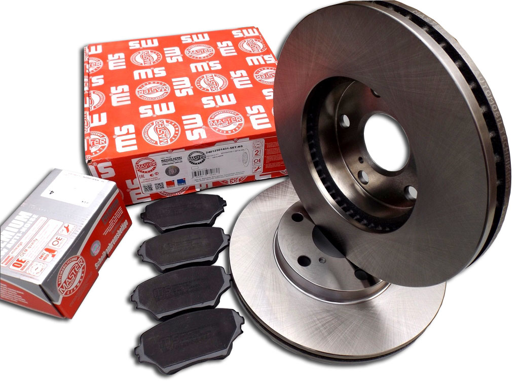 Диски + колодки спереди для TOYOTA RAV 4 II 2001-2006