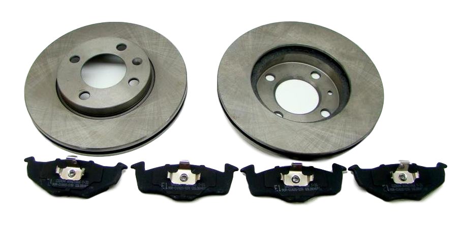 004720x2,024743 - = ДИСКИ + КОЛОДКИ СПЕРЕДУ CORDOBA IBIZA GOLF III=