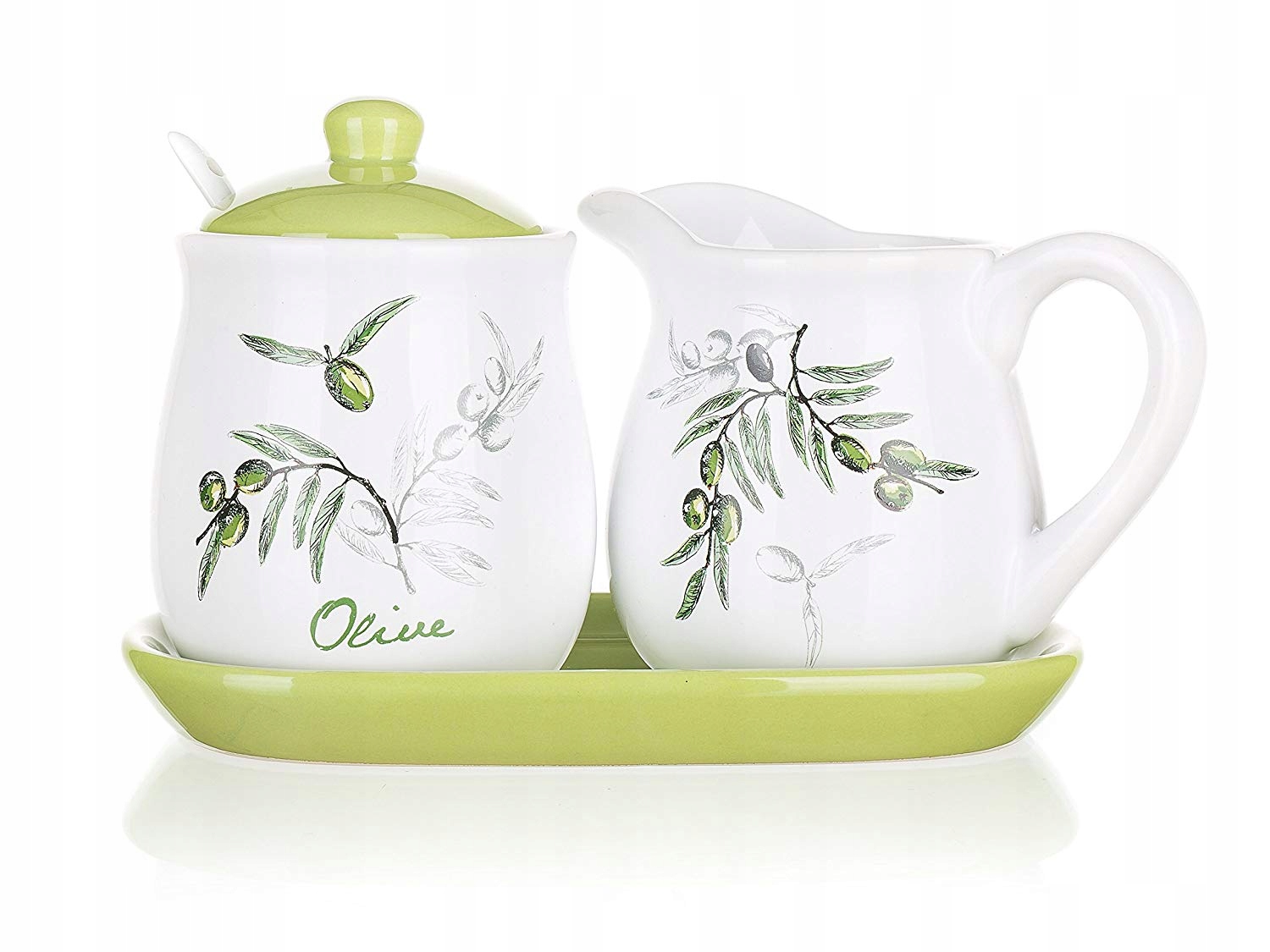 CUKIERNICA cukierniczka + MLECZNIK dzbanek OLIWKI