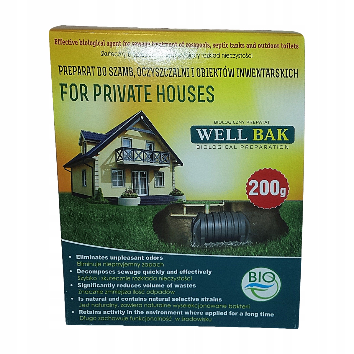 

Wellbak Bakterie Do Oczyszczalni i Szamb