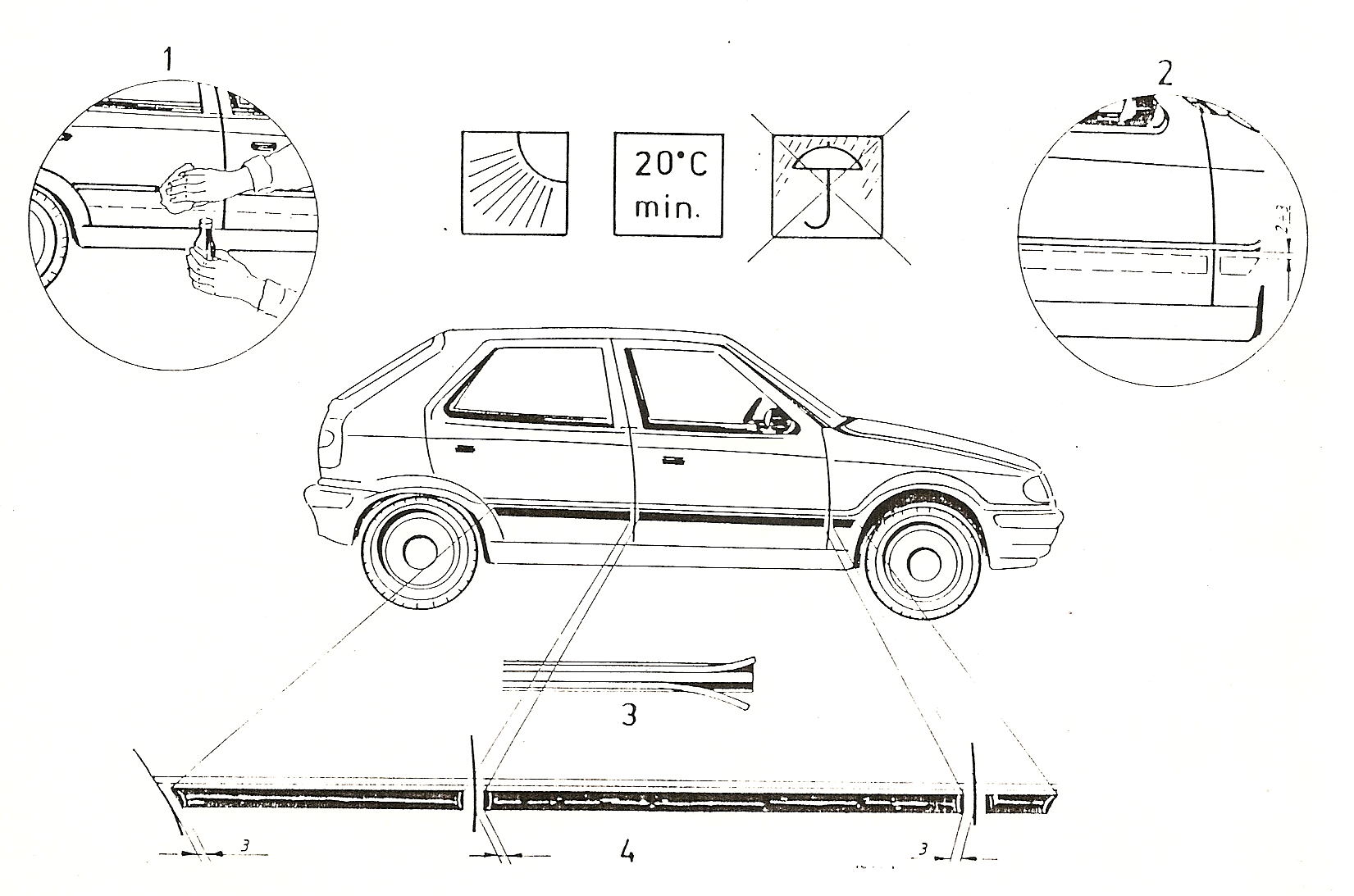 AUDI 80 - ПЛАНКИ НИЖНИЙ , ПРИ ПОРОГЕ КОМПЛЕКТ.- 8 ШТ. photo 9