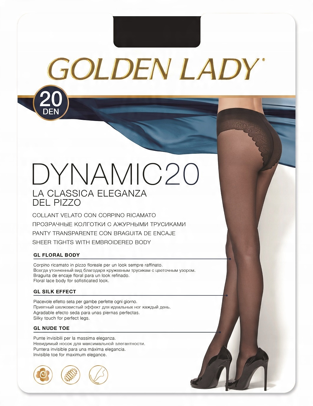 

Rajstopy Golden Lady Dynamic 20 den rom.3/M