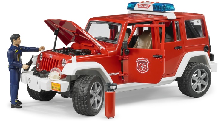 

Bruder 02528 Jeep Wrangler straż pożarna+FIGURKA