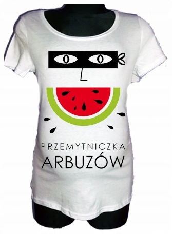 

Koszulka ciążowa Przemytniczka Arbuzów